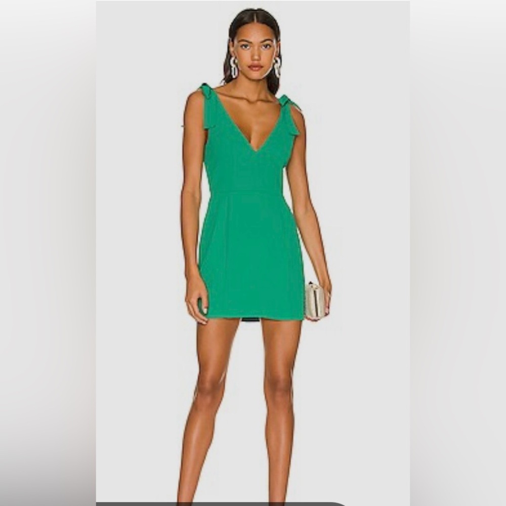 Amanda Uprichard Allora dress green size Large